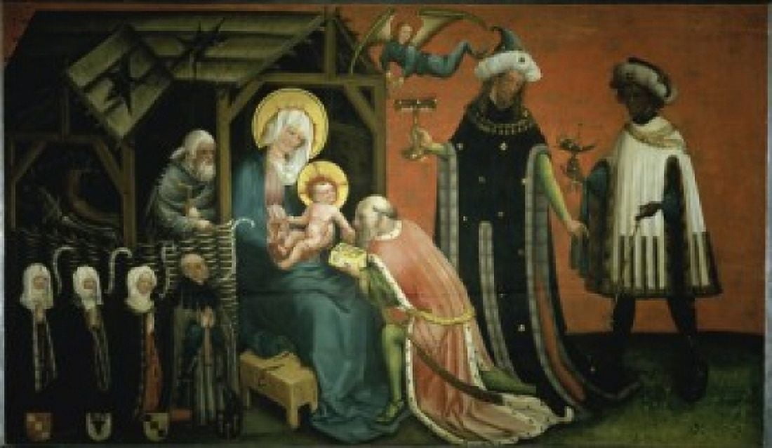 Adoration of the Magi Master of the Donors Canvas Art - (18 x 24)