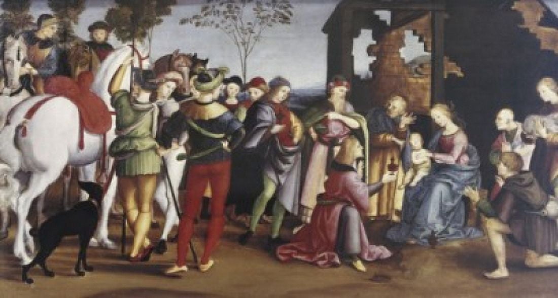 Adoration of the Magi Raphael (1483-1520 Italian) Canvas Art - Raphael (18 x 24)