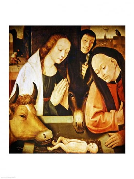 Adoration of the Shepherds Canvas Art - Hieronymus Bosch (18 x 24)