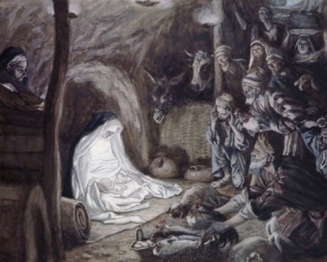 Adoration of the Shepherds James Tissot (1836-1902 French) Canvas Art - James Tissot (24 x 36)