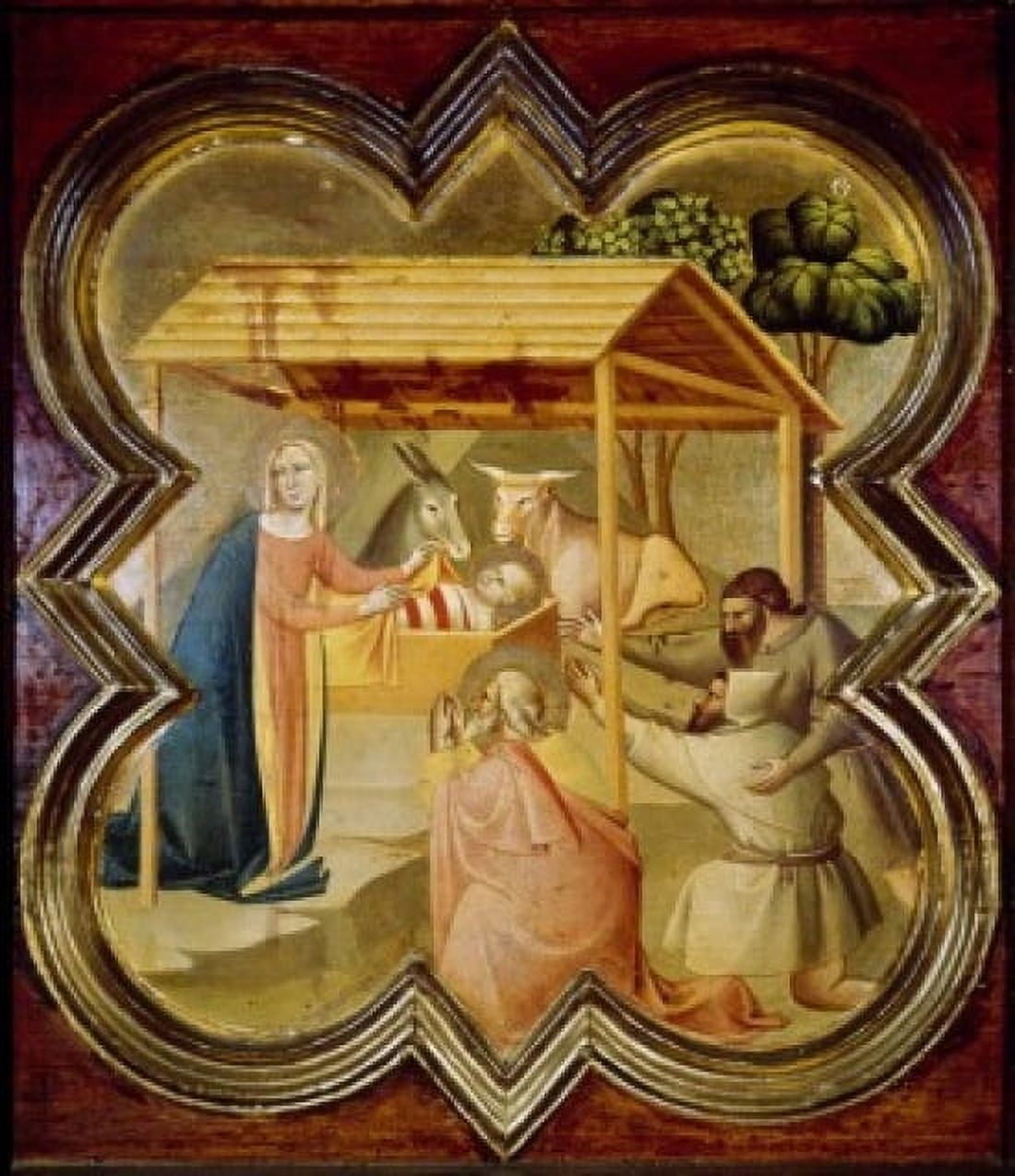 Adoration of the Shepherds Taddeo Gaddi (ca 1300-1366 Italian) Canvas Art - Taddeo Gaddi (24 x 36)