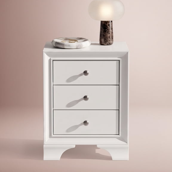 Adore Decor Martini Terrazzo Stool White / Gray