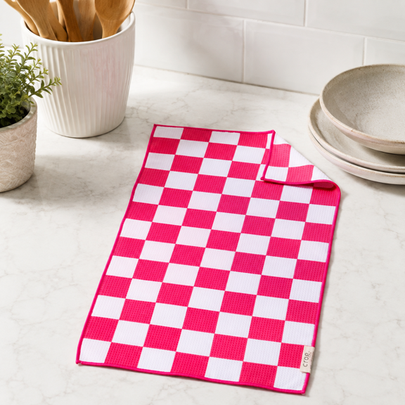 Adore Me Double-sided High Absorbent Microfiber Waffle Kitchen Towel Set