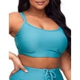 thumbnail image 1 of Adore Me Remy Rib Bra Women's Activewear Plus and Regular Sizes, 1 of 3