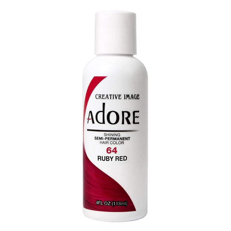 Adore Semi-Permanent Hair Color #064 Ruby Red, 4 oz - Walmart.com