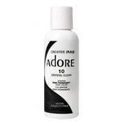 Adore Semi-Permanent Haircolor #010 Crystal Clear 4oz Pack of 3