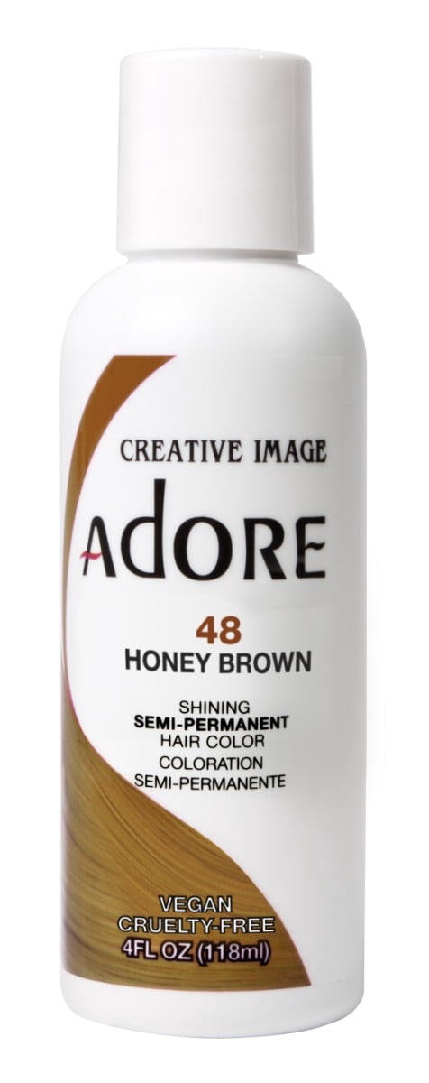 Adore Semi-Permanent Haircolor #048 Honey Brown 4oz (Pack of 3)
