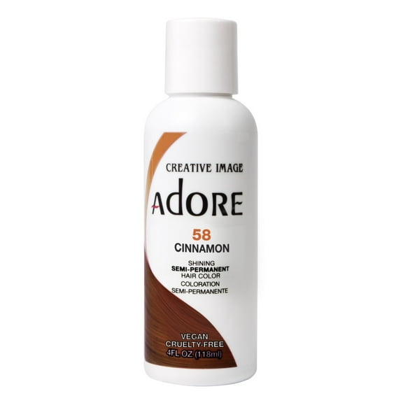 Adore Semi-Permanent Haircolor #058 Cinnamon 4oz (Pack of 2)