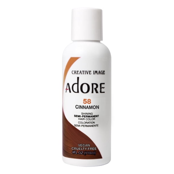 Adore Semi-Permanent Haircolor #058 Cinnamon 4oz (Pack of 3)