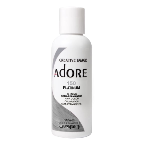 Adore Semi-Permanent Haircolor #150 Platinum 4oz (Pack of 3)