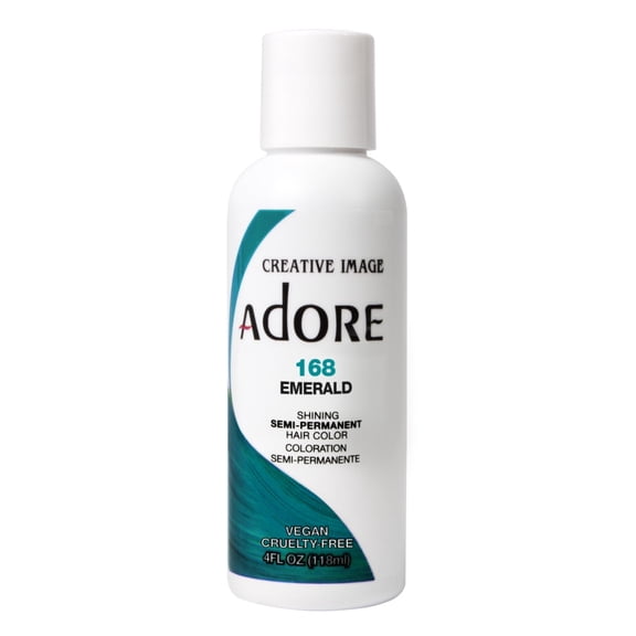 Adore Semi-Permanent Haircolor #168 Emerald 4oz (Pack of 3)