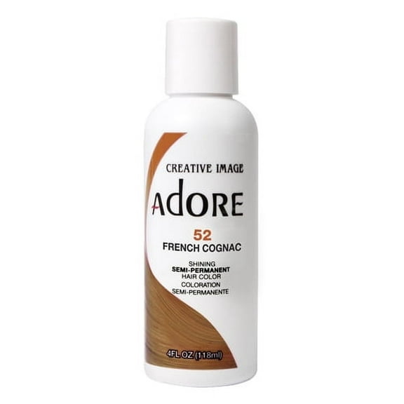 Adore Semi-Permanent Haircolor #52 French Cognac, 4 Oz, 3 Pack