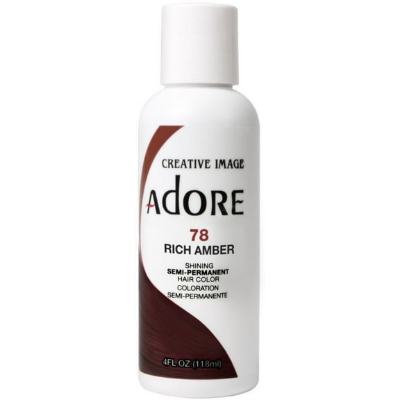 Adore Semi-Permanent Haircolor, Rich Amber 4 oz - (Pack of 2)