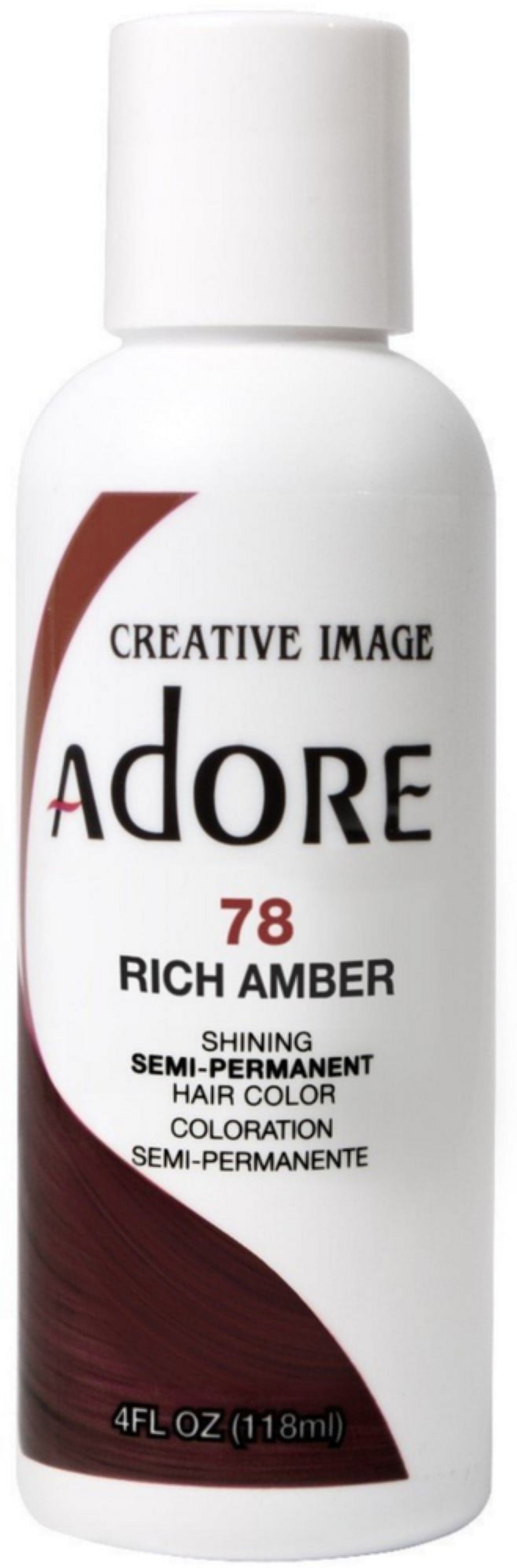 Adore Semi-Permanent Haircolor, Rich Amber 4 oz - (Pack of 3)