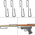 thumbnail image 1 of Adoreal 4 PCS Gun Rack, Pistol Rack for Gun Safe Shelf or Stack On Gun Cabinet, Handgun Hanger Pistol Organizer for Display, Gifts for Hunters, 1 of 6