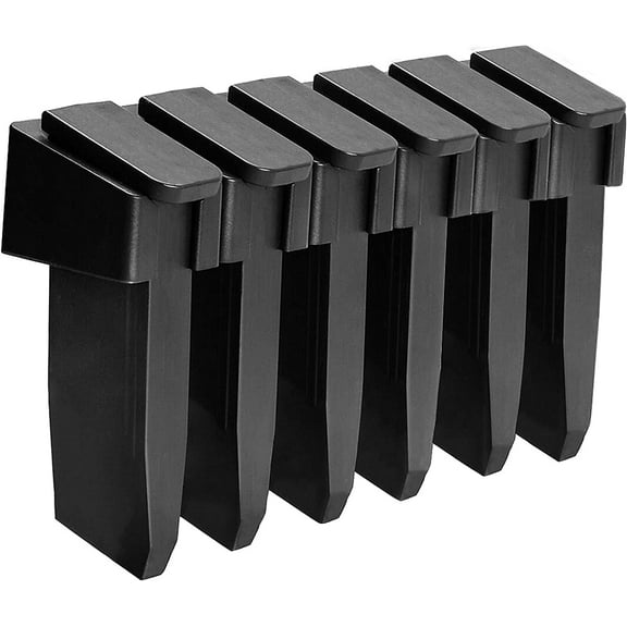 Adoreal ABS 6 Standard Double Stack Mag Rack Wall Mount, Wall Magazine Display, Detachable Wall Mags Storage Organization System