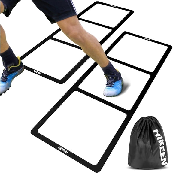 Adoreal Agility Ladder - Speed Ladder for Football, Basketball - Durable Rubber Training Ladder for Footwork with Carry Bag, No Assembly, Portable & Non-Slip Agility Football Training Equipment