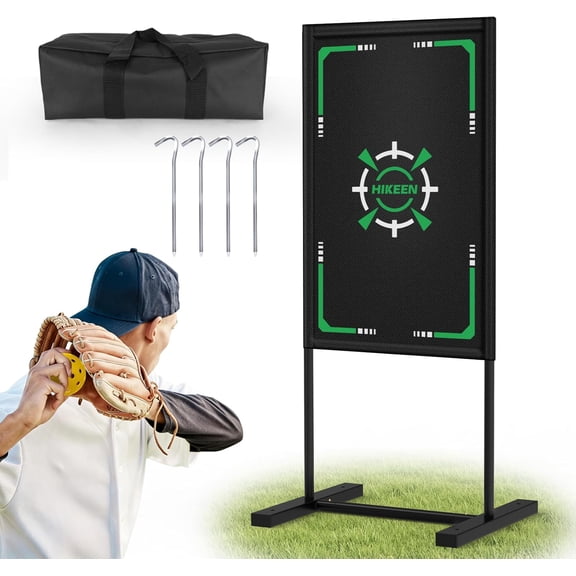 Adoreal Baseball Strike Zone Target for Plastic Balls-Premium Metal Frame,Compatible with Wiffle Ball and Blitzball Pitching Target Easy to Set Up & Assemble