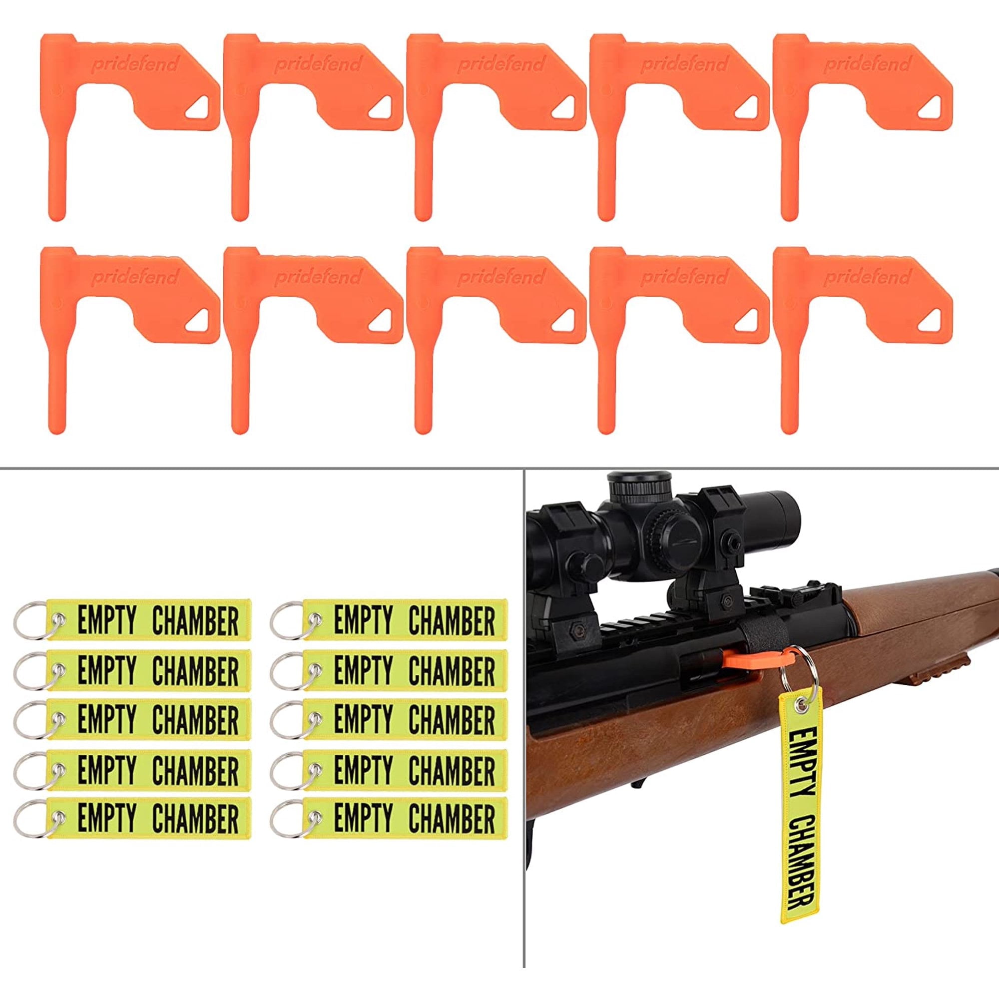 Adoreal Chamber Safety Flag for Rifle Handgun Shotgun with Bright ...