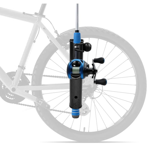 Adoreal Fishing Rod Holder for Bike, Adjustable Pole Mount Fishing Rod Rack for Bicycle, Beach Car, Fishing Chair, ATVS, Boats, Carts