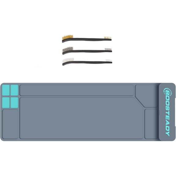 Adoreal Gun Cleaning Mat, Large Anti-Slip Rubber Gun Mat 36" x 12", Magnetic Cleaning Pad with Integrated Component Box