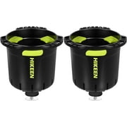 Adoreal Kayak Cup Holder with Rubber Tab, Multi-Functional Cup Holder for Kayak Water Bottle Holder, Drinks Holder, Fishing Tool, Lures Storage, Kayak Track Mount Install2Pack