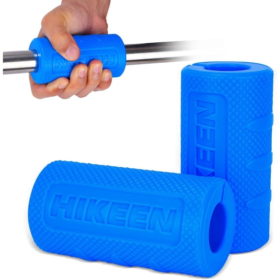 Adoreal Thick Bar Dumbbell Grips,Non Slip Hard Rubber Barbell Grips,Grips for Weight Lifting, Muscle Building-2" Outer Diameter