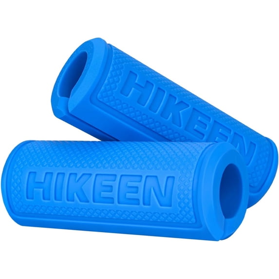 Adoreal Thick Bar Dumbbell Grips, Non Slip Hard Rubber Barbell Grips for Weight Lifting, Muscle Building - 1.77" Outer Diameter