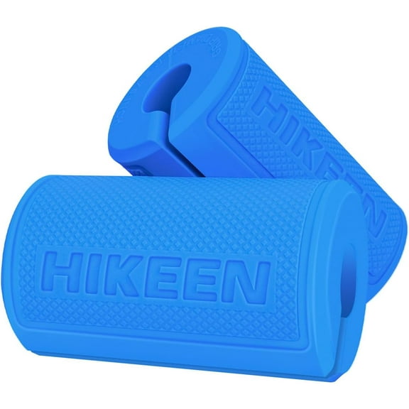 Adoreal Thick Bar Dumbbell Grips, Non Slip Hard Rubber Barbell Grips for Weight Lifting, Muscle Building - 2.75" Outer Diameter