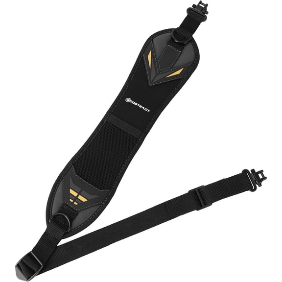 Adoreal Two Point Gun Sling with Shoulder Pad, Gun Strap with Swivel, Non-Slip Backing, 1 Inch Nylon Webbing