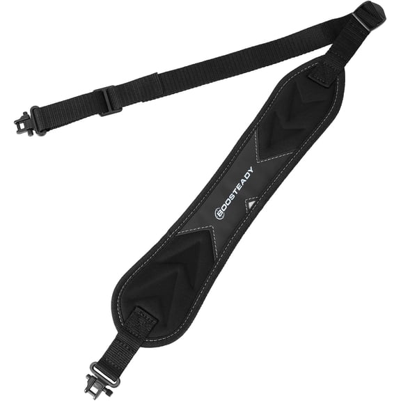 Adoreal Two Point Gun Sling with Shoulder Pad, Gun Strap with Swivel, Non-Slip Backing, 1 Inch Nylon Webbing