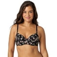 thumbnail image 1 of Adored by Adore Me Floral Embroidery and Mesh Ruby T-Shirt Bra, Sizes 34B-40DD, 1 of 10