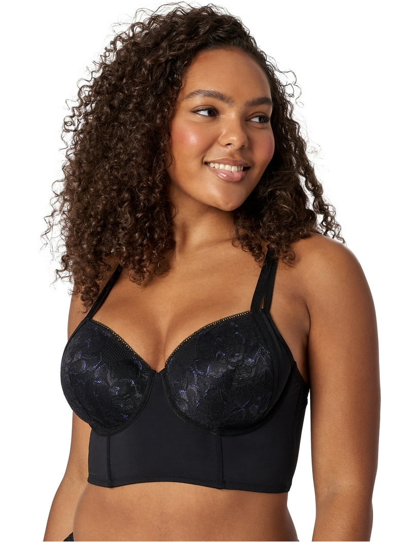 Adored by Adore Me Micro and Lace Lightly Lined Evalynn Longline