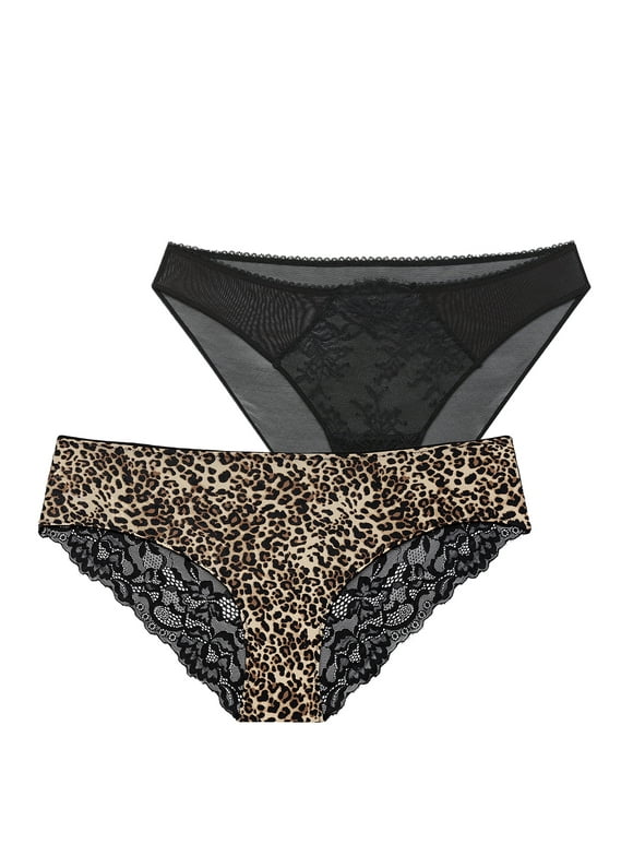 Women’s Kayla Bikini and Cara Bikini Underwear, 2-Pack, Sizes XS-XXXL