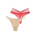 thumbnail image 1 of Adored by Adore Me Women’s Marley Strappy Thong and Elizabeth Brazilian Underwear, 2-Pack, Sizes S-XXXL, 1 of 14