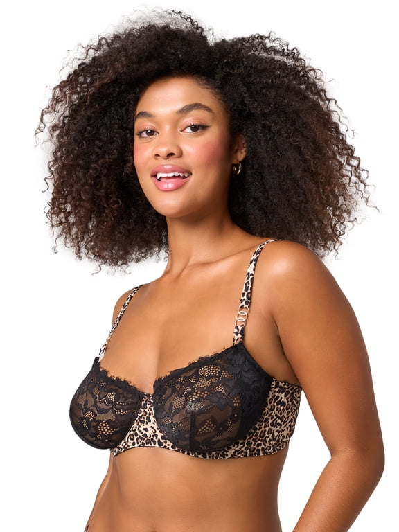 Women’s Cara Unlined Balconette Bra, Sizes 38C-40DD