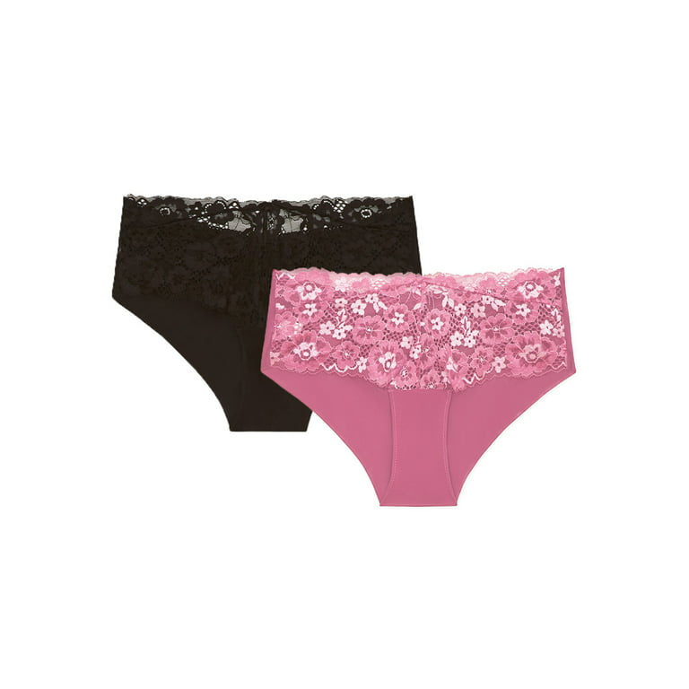 Adored by Adore Me Women’s Chelsey Payal Hipster Underwear, 2-Pack