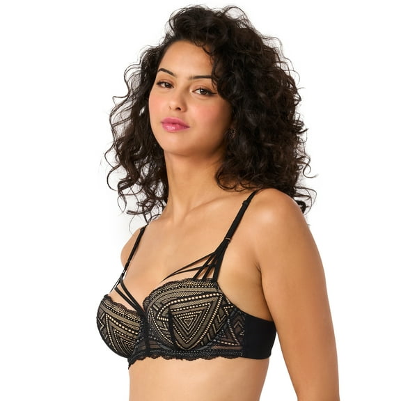 Adored by Adore Me Women’s Tessa Geo Lace Contour Underwire Bra, Sizes 34B-40DD