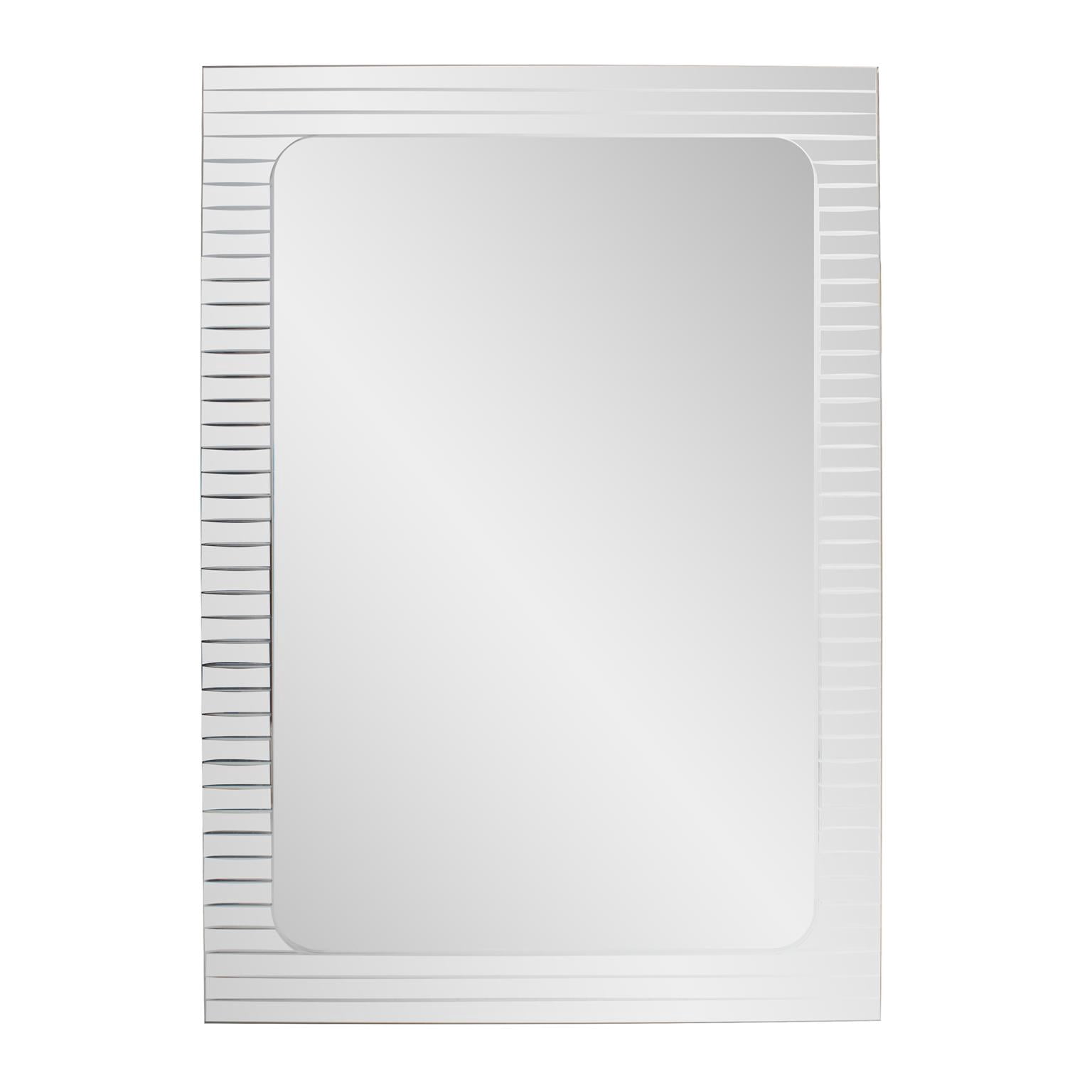 Adoree V Grooved Vanity Mirror