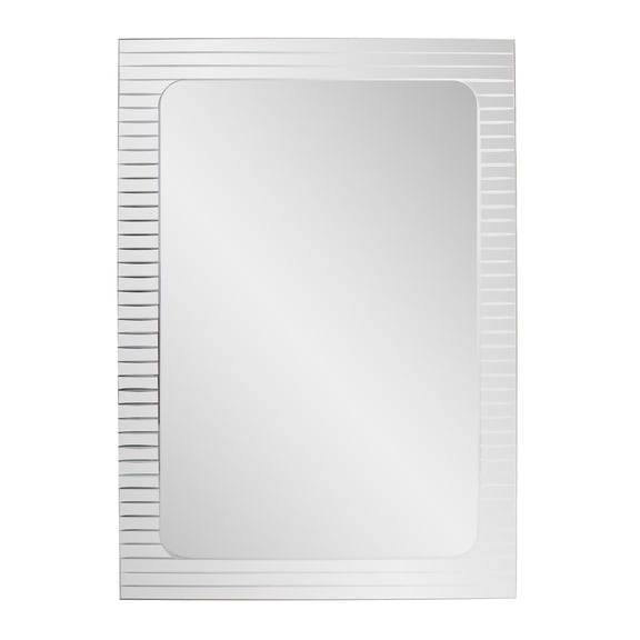Adoree V Grooved Vanity Mirror
