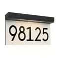 thumbnail image 1 of Adorer Address Plaque for Houses Solar Powered, Lighted House Numbers Address Sign, Rechargeable LED Illuminated Plastic Address Sign for Outside Waterproof 6000K Daylight White Light up for Houses, 1 of 8