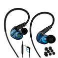 thumbnail image 1 of Adorer Running Sport Earphones over Ear Buds with Microphone Remote Noise Cancelling Earhook Headphones Sweatproof in Ear Earphones for Gym Jogging Workout Exercise (Blue), 1 of 7