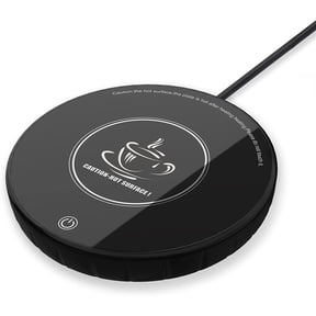 Adorer Smart Coffee Mug Warmer with Auto Shut Off for Home Office Desk Use,Touch Control Tech Safety and Smart Temperature Settings (Black)