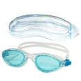 thumbnail image 1 of Adoretex Adult Energy Comfort Classic Swim Fitness Goggles Case Set (GN5404) - Clear/Blue, 1 of 1