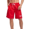thumbnail image 1 of Adoretex Men's Guard Board Shorts Swim Trunks with Mesh Liner, Designed for Guard Uniform Swimwear (MG001) - Red - XXX-Large, 1 of 2