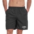 thumbnail image 1 of Adoretex Men's Guard 18" Swim Board Shorts, Lightweight Polyester Quick Dry Swim Trunks with Mesh Liner (MG002) - Black - Small, 1 of 5