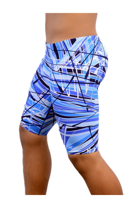 Men's New Direction Jammer Swimsuit in Blue Size 30