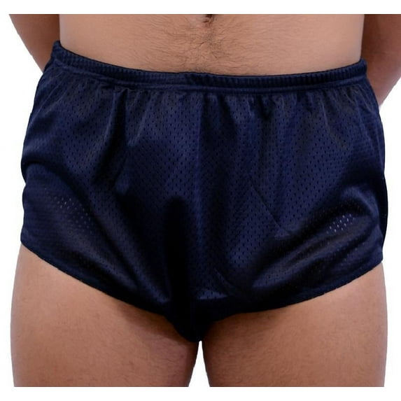 adoretex men's poly mesh training drag swimsuit (mt001)- black - 26