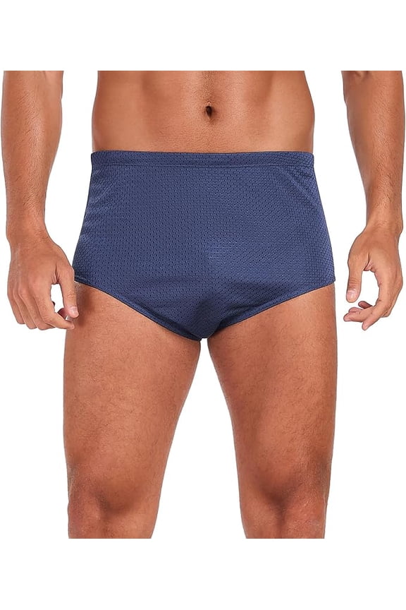 Men's Poly Mesh Training Drag Swimsuit (MT001) - Navy - 34
