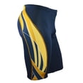 thumbnail image 1 of Adoretex Men's Side Wings Jammer Swimsuit (MJ009) - Navy/Gold - 36, 1 of 2